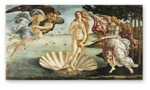 Cuadro El Nacimiento de Venus de Botticelli en lienzo decorativo