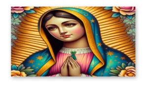 Cuadro virgen en lienzo